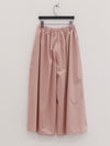 BASERANGE French organic cotton cable knit track pants BAS-TRCA-PO-SU25-CANTIL PINK